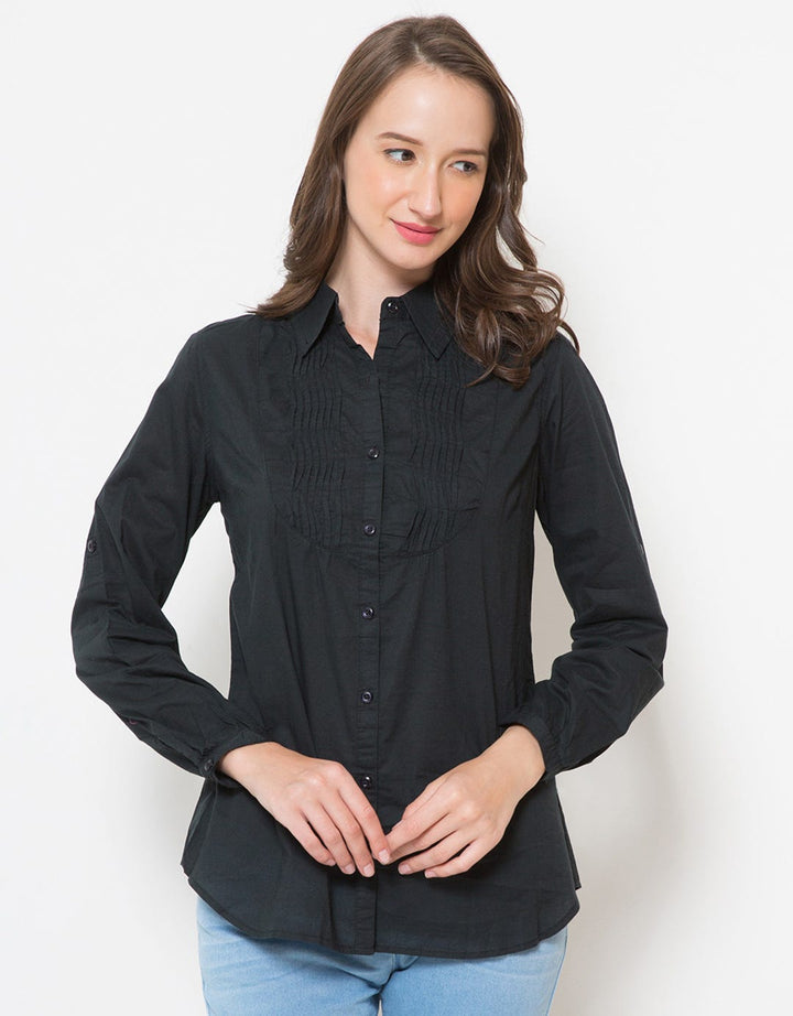 Logo Jeans Wave Circle Kemeja Wanita