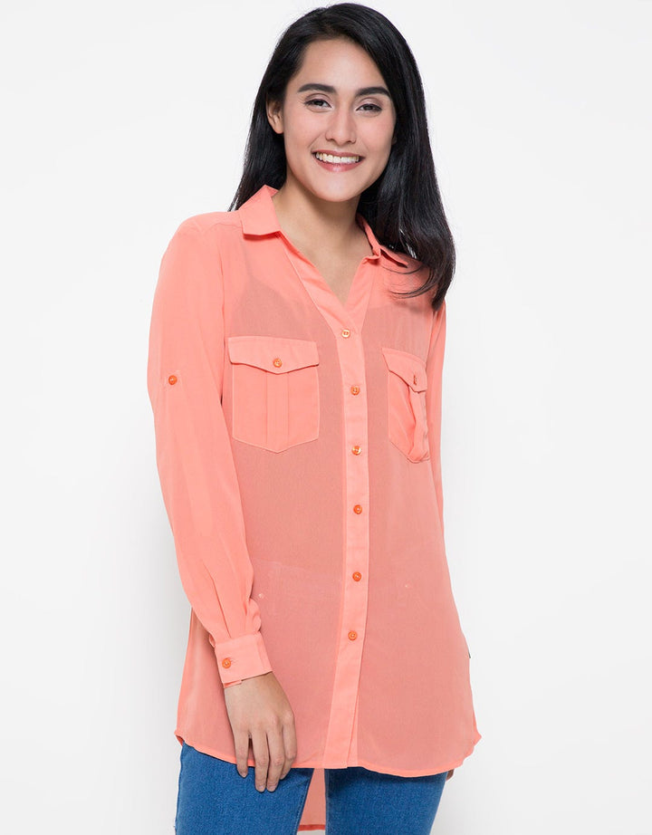 Point One Kemeja Wanita Loly Sheer