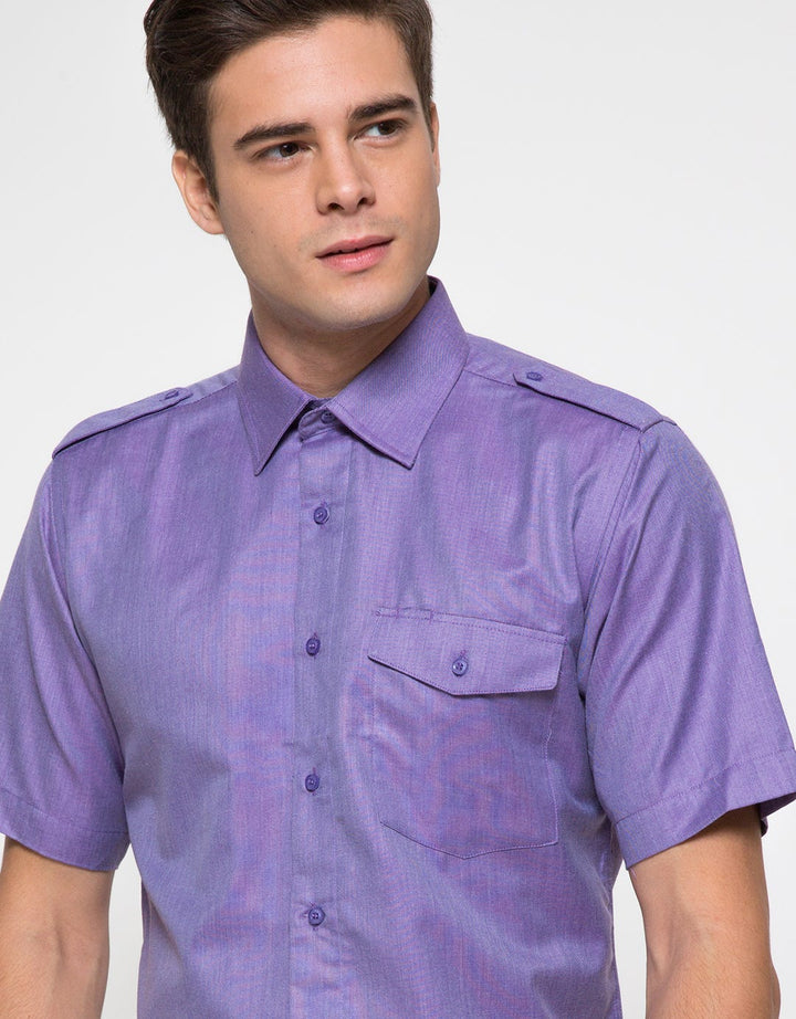 Raymond Renne Violet Pocket SS Shirt
