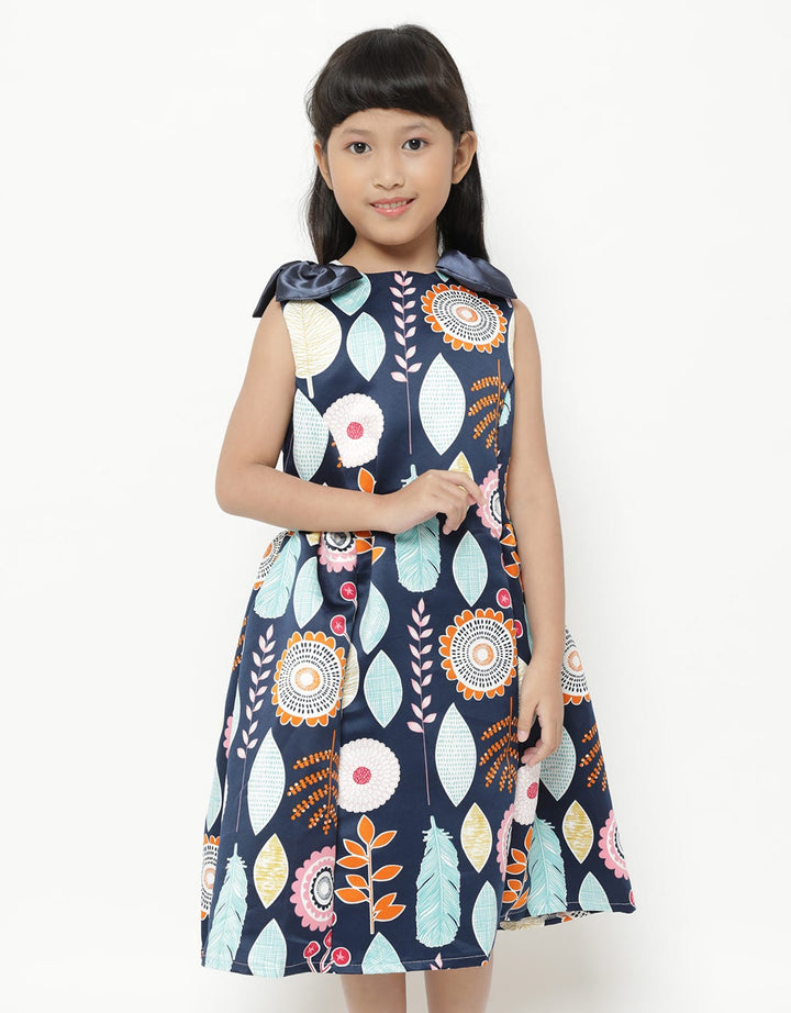 SS MIDI DRESS PRINT