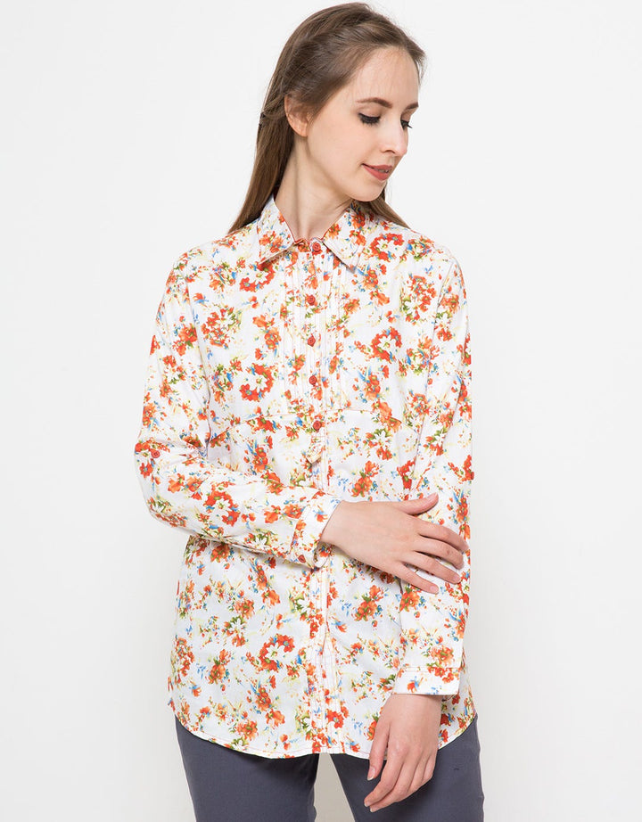 Label 9 Fronty Flower Woman Blouse