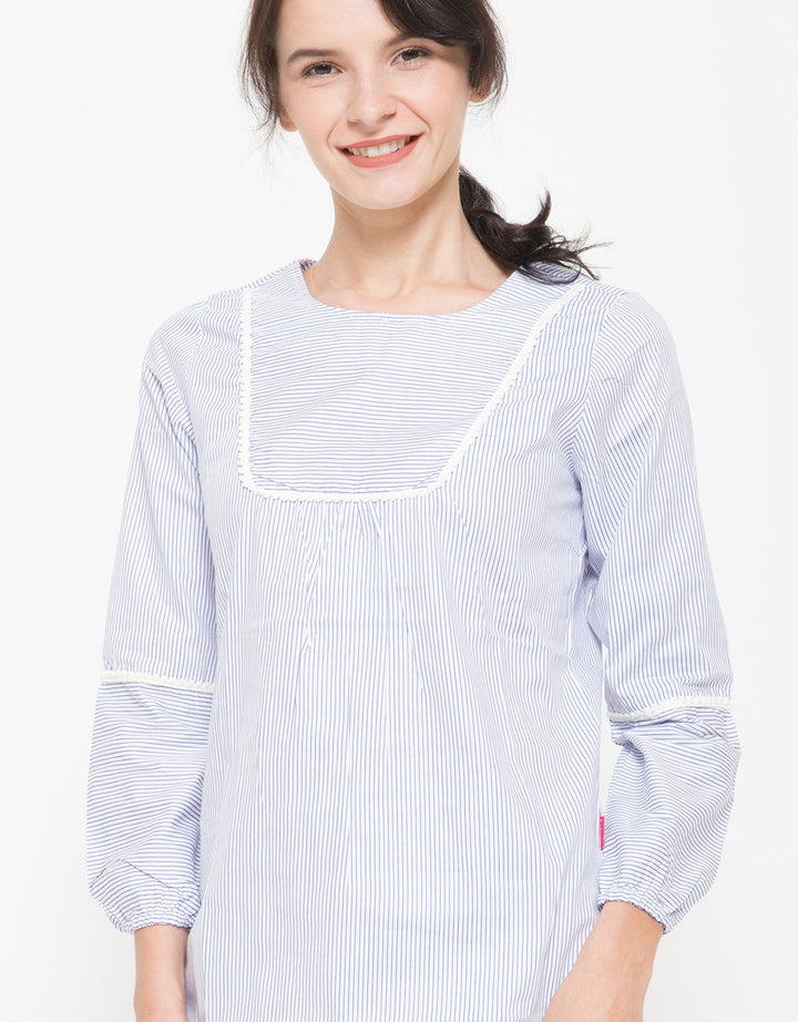 Label 9 Women's Bohemian Stripes Blouse