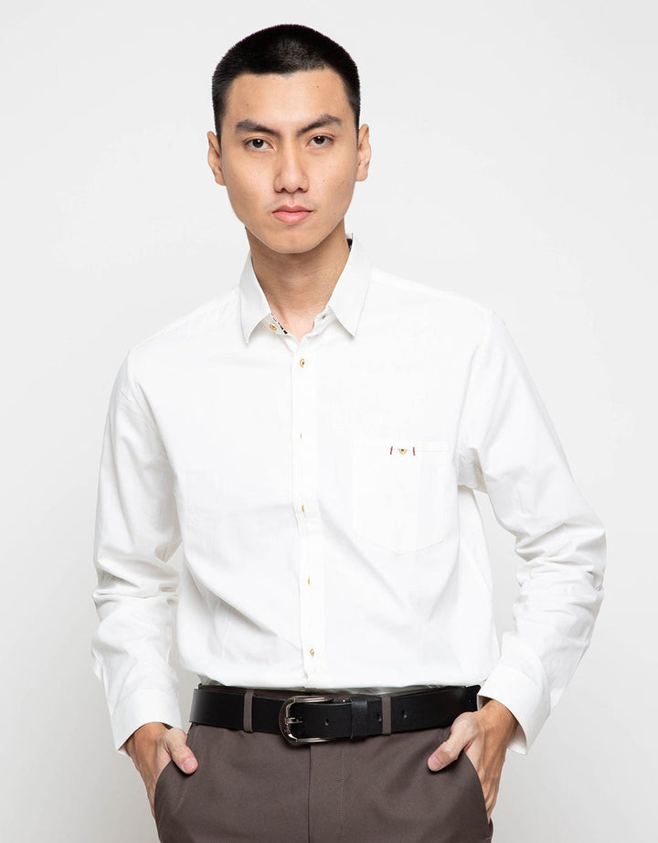 Larusso Plain Poplin Shirt -