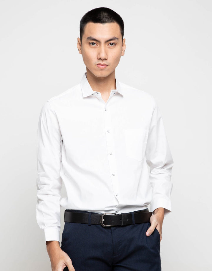 Larusso Plain Poplin Shirt -