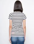LGS Women's Stripy Flowers T-Shirt