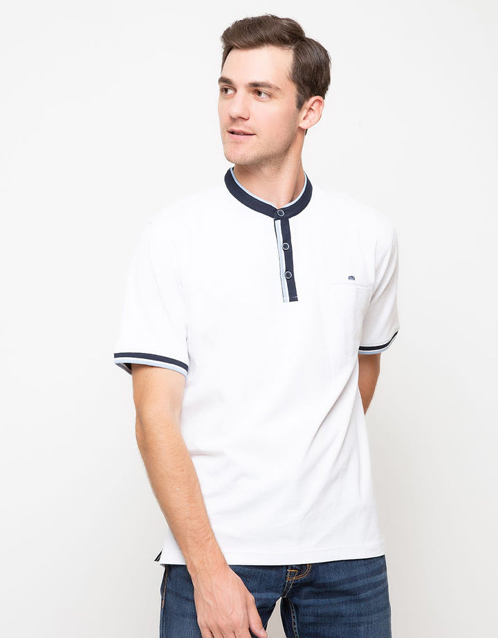 LGS T-shirt Henley Lengan Pendek