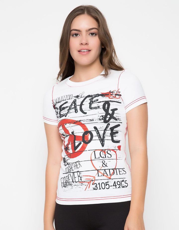LGS Graffiti Print Short Sleeve Tshirt