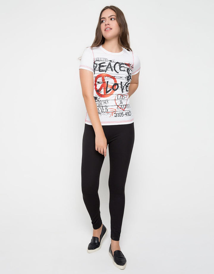 LGS Graffiti Print Short Sleeve Tshirt
