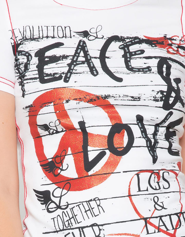 LGS Graffiti Print Short Sleeve Tshirt