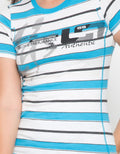LGS Short Sleeve Tshirt Print Stripes