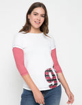 LGS Seven-Eighth Sleeve Tshirt Print Numbers