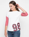 LGS Seven-Eighth Sleeve Tshirt Print Numbers