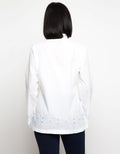 LGS Women Embroidery Long Sleeve Shirt