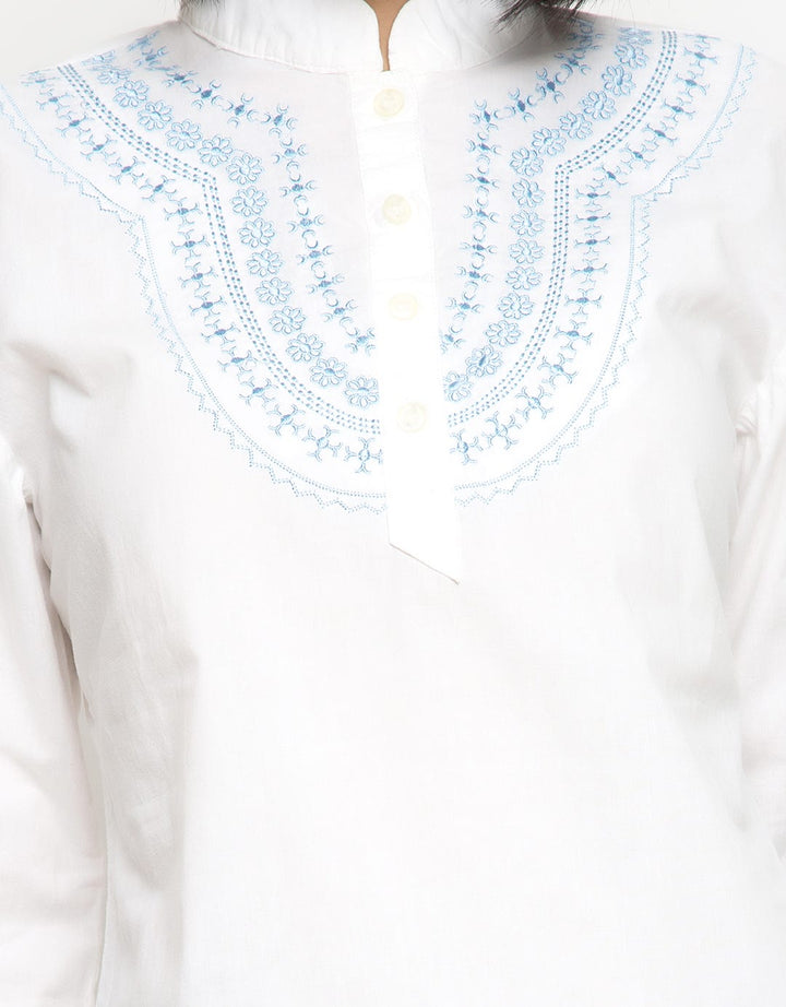 LGS Women Embroidery Long Sleeve Shirt