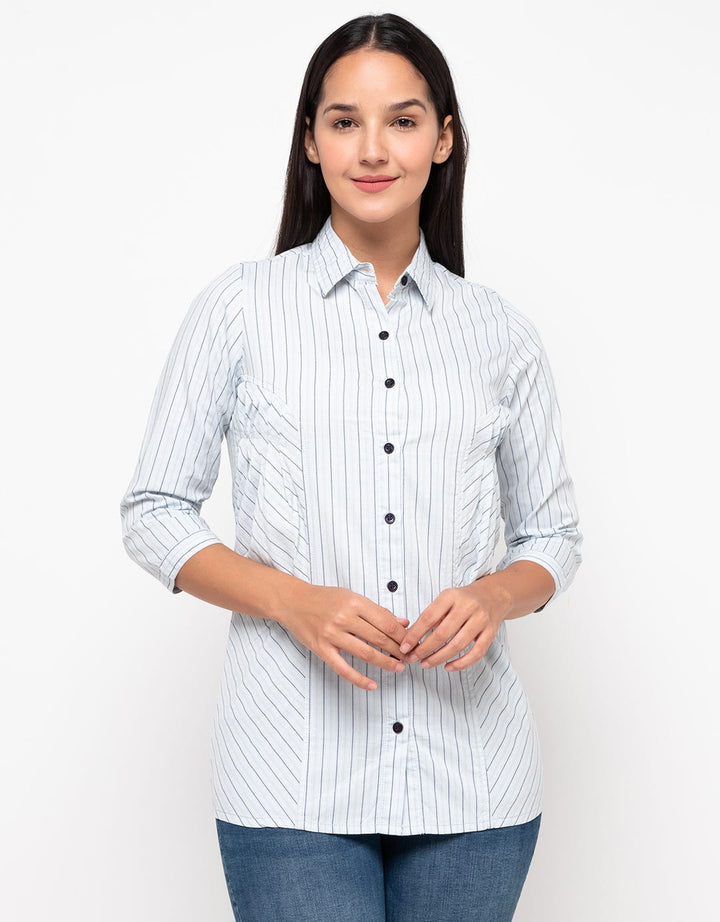LGS Women Stripe Print Shirt