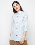 LGS Women Stripe Print Shirt