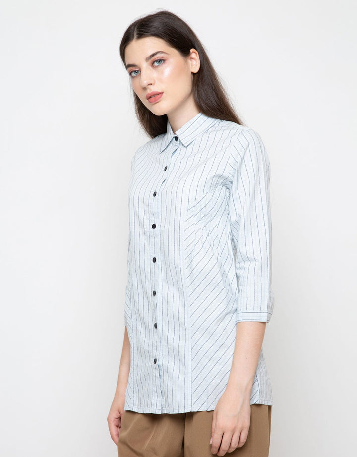 LGS Women Stripe Print Shirt