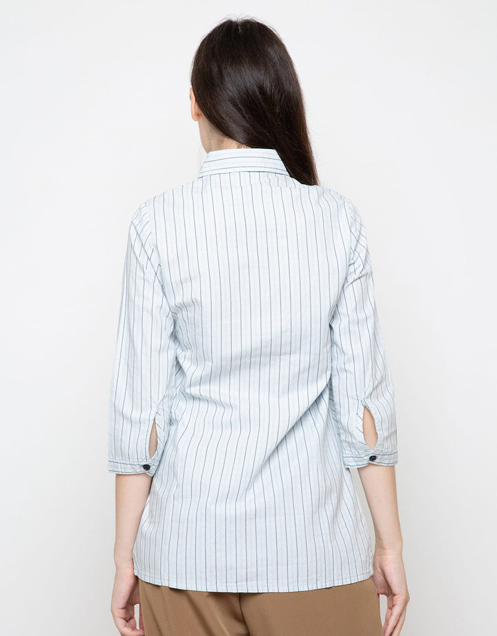 LGS Women Stripe Print Shirt