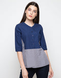 LGS Women Plaid Print Shirt