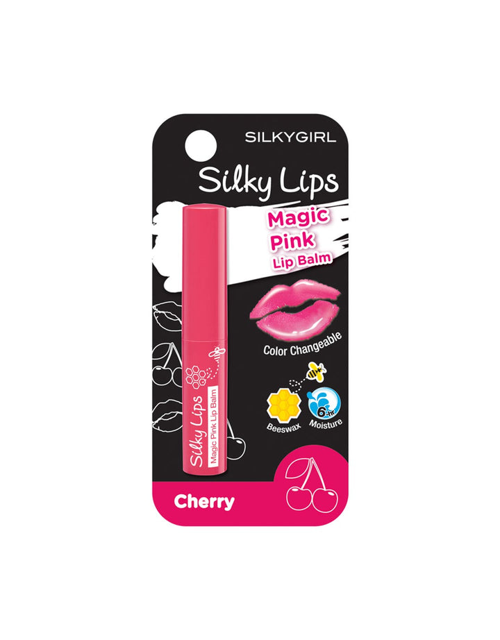 Silky Girl Silky Lips Magic pink Lip Balm - Cherry