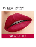 L'Oreal Liquid Lipstick Rouge Signature - 136 Armored