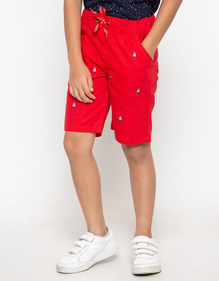 CROP WOVEN EMBROIDERY PE