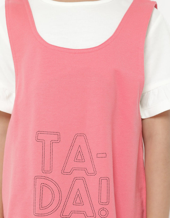 Little M Dress Cat Bawah Anak Perempuan