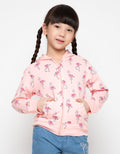 JKT PRINT FLAMINGO