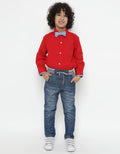 LONG DENIM REG RIB N