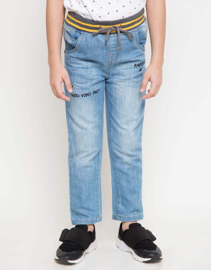 LONG DENIM REG RIB P