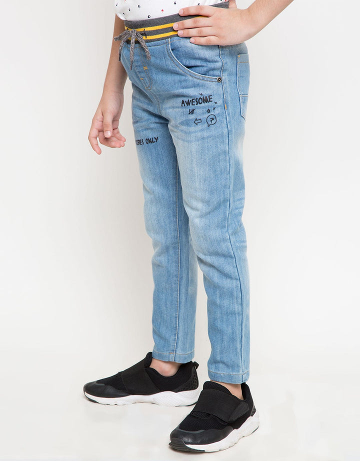 LONG DENIM REG RIB P