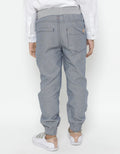 LONG WOVEN JOGGER RI