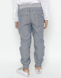 LONG WOVEN JOGGER RI