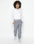 LONG WOVEN JOGGER RI