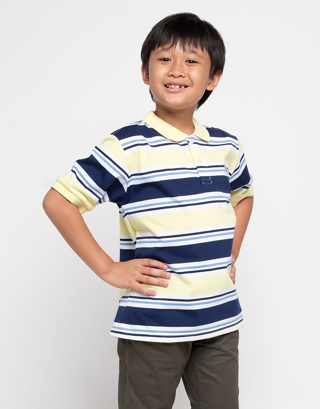 SS POLO SHIRT STRIPE