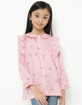 Little M Unicorn Salur Blouse Anak Perempuan