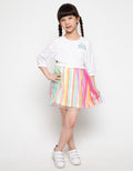 Little M Rainbow Tile Skort