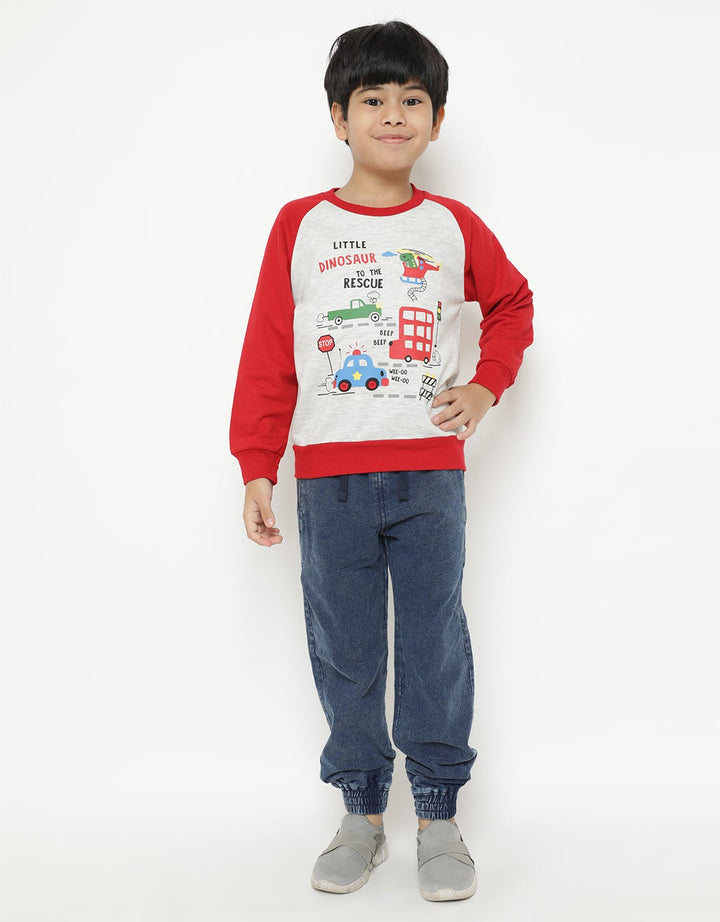 LS SWEATER RAGLAN IN