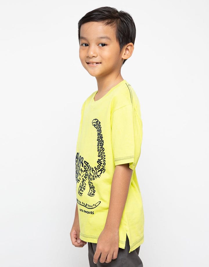 SS TSHIRT DINO FLOCK