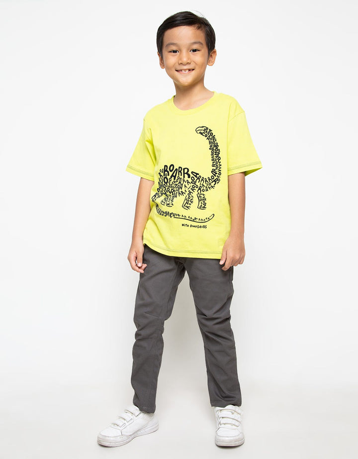 SS TSHIRT DINO FLOCK