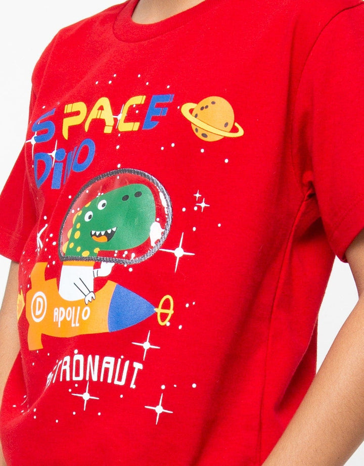 SS TSHIRT DINO SPACE