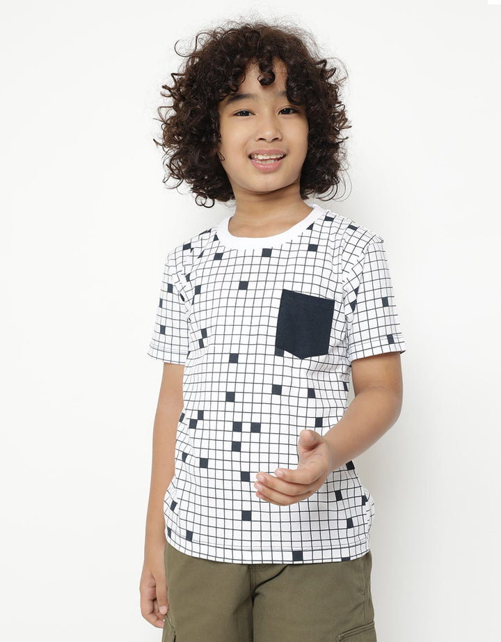 SS TSHIRT FP CHECKED