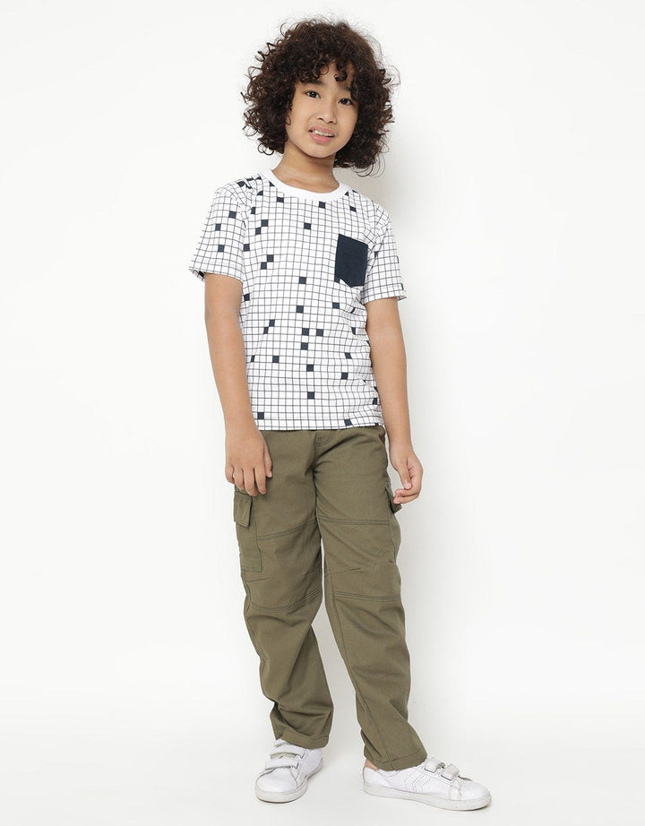 SS TSHIRT FP CHECKED