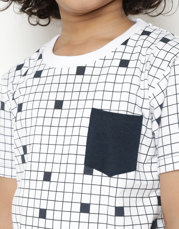 SS TSHIRT FP CHECKED
