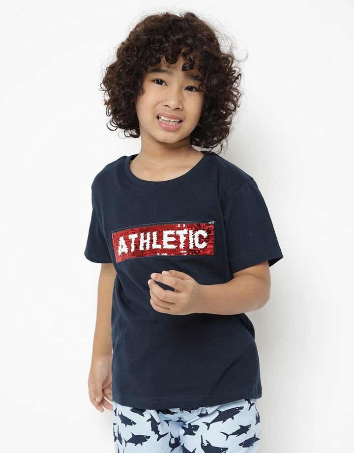 SS TSHIRT SEQUIN ATH