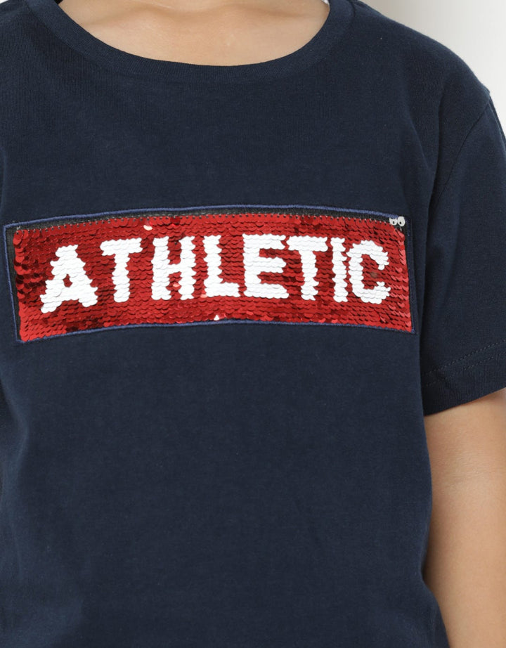 SS TSHIRT SEQUIN ATH