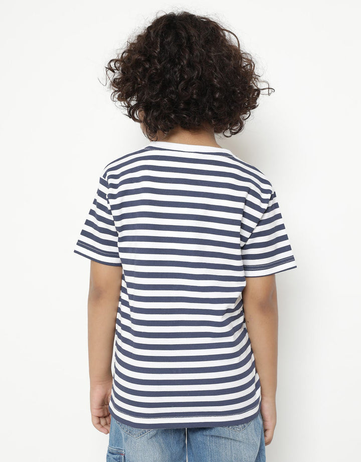 SS TSHIRT STRIPE AST