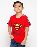 Character Superman Kaos Fullprint Hero Logo Flocking
