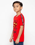 Character Superman Kaos Fullprint Hero Logo Flocking