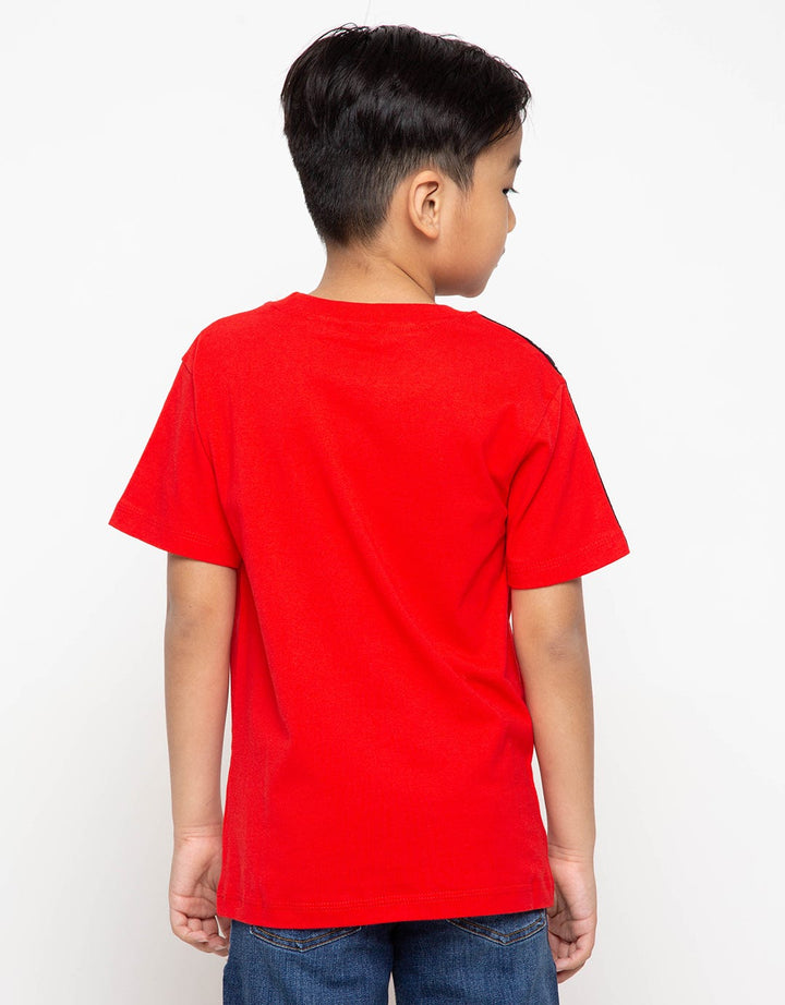 Character Superman Kaos Fullprint Hero Logo Flocking